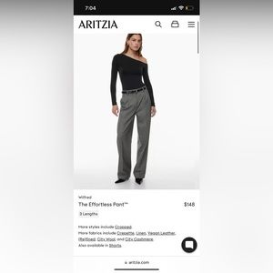 Aritzia Wilfred The Effortless Pant